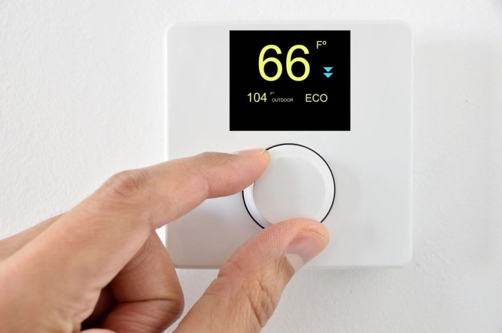 thermostat – HVAC system installation in Houston, TX